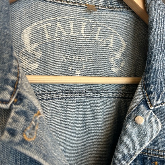 Talula XS Women's Blue Denim Jacket vintage- great wash - Picture 4 of 11